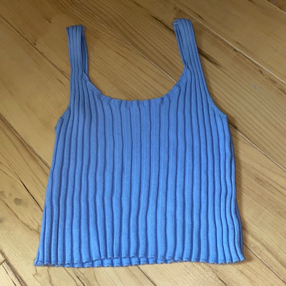 Blue tank